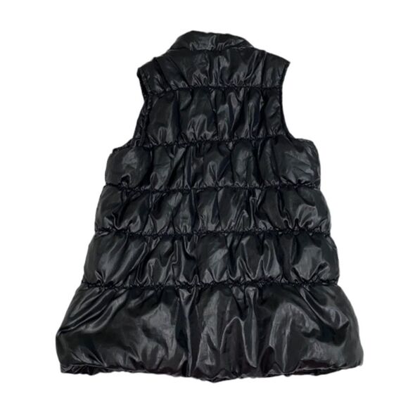 Girls Black Puffer Vest(Size Large 10-12) - Picture 1 of 7